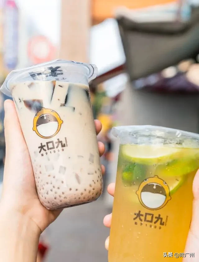 广州人喝了19年！街头巷尾的古早奶茶，大口九属于我们的回忆