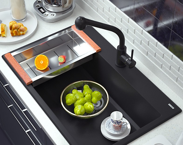 厨房水槽挑选有窍门，小户型单槽真的没有疑问