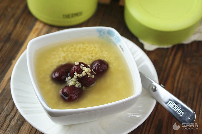 #膳魔师焖烧罐#小米红枣粥