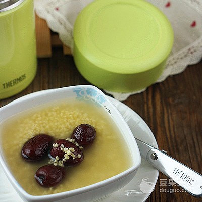 #膳魔师焖烧罐#小米红枣粥