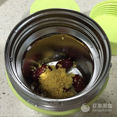 #膳魔师焖烧罐#小米红枣粥