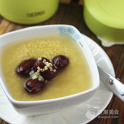 #膳魔师焖烧罐#小米红枣粥