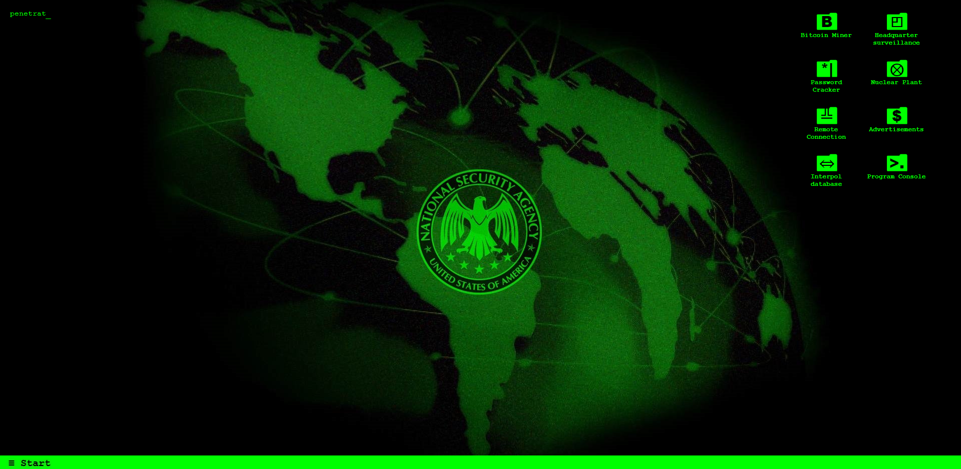 一句代码让自己伪装成黑客