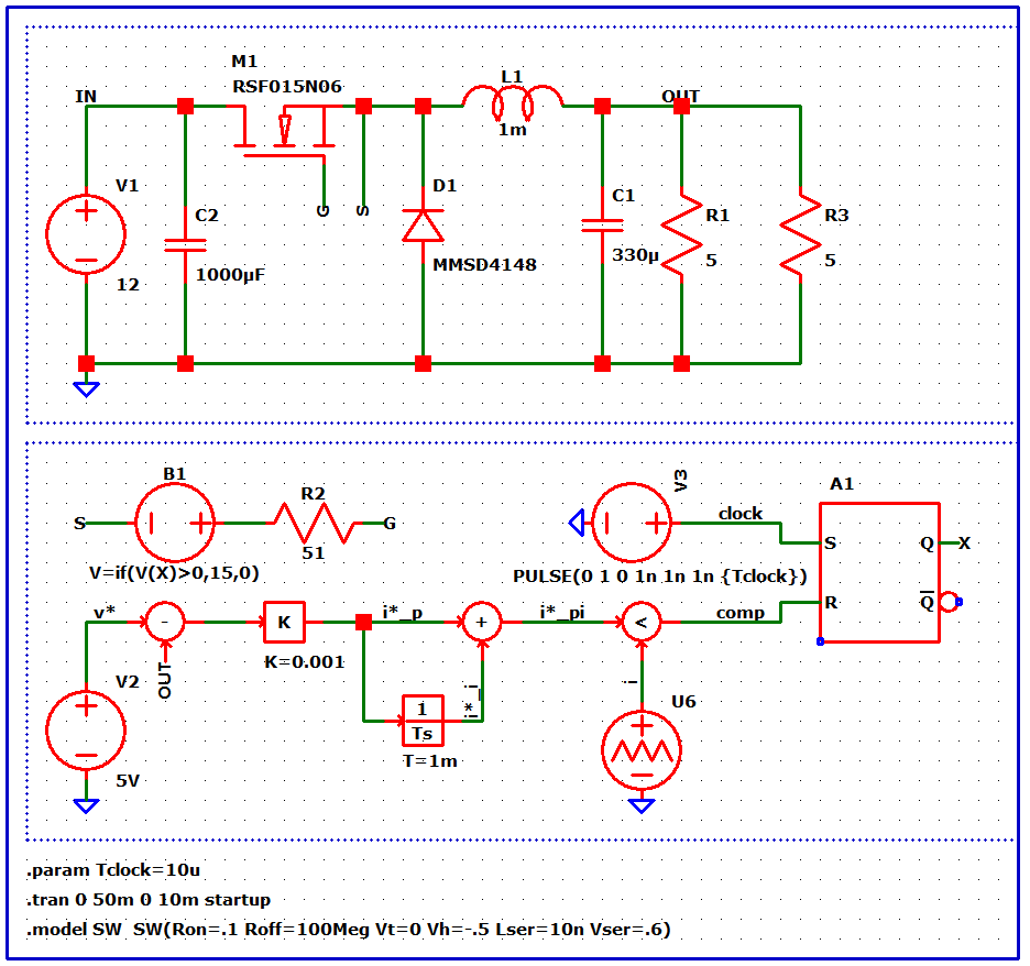 LTspice仿真-Buck电压反馈