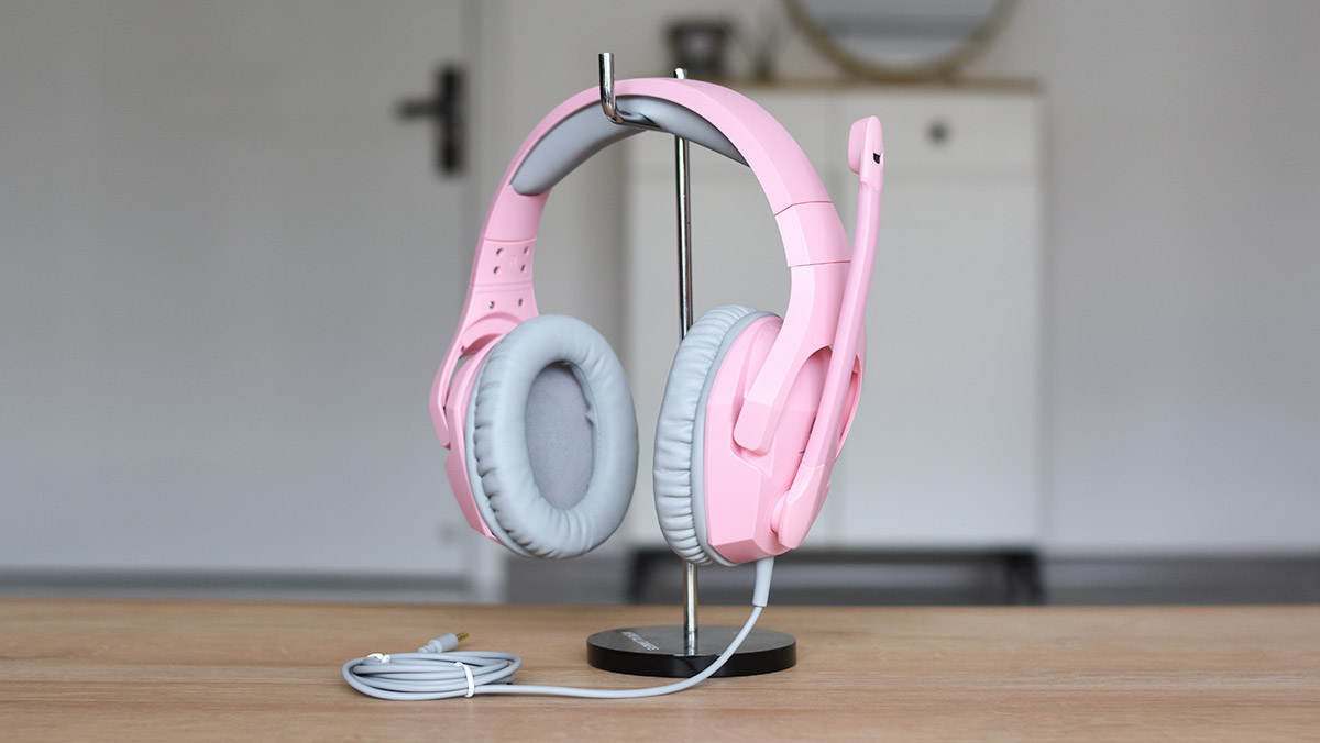 金士顿毒刺幸运粉电竞耳机：亮丽颜值 强劲实力