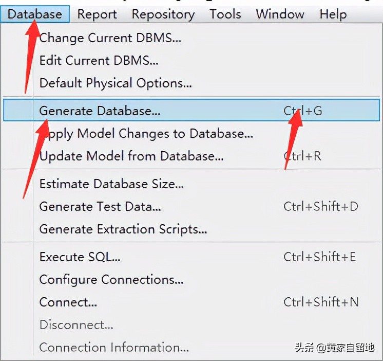 PowerDesigner最基础的使用方法入门学习