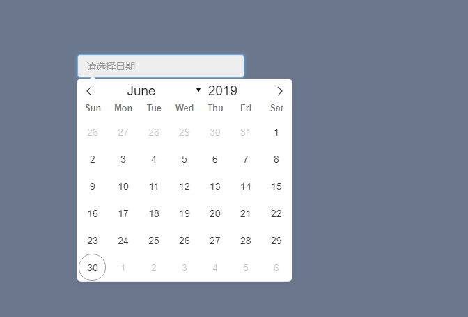 轻量级的、功能强大的没有依赖项的javascript日期选择器