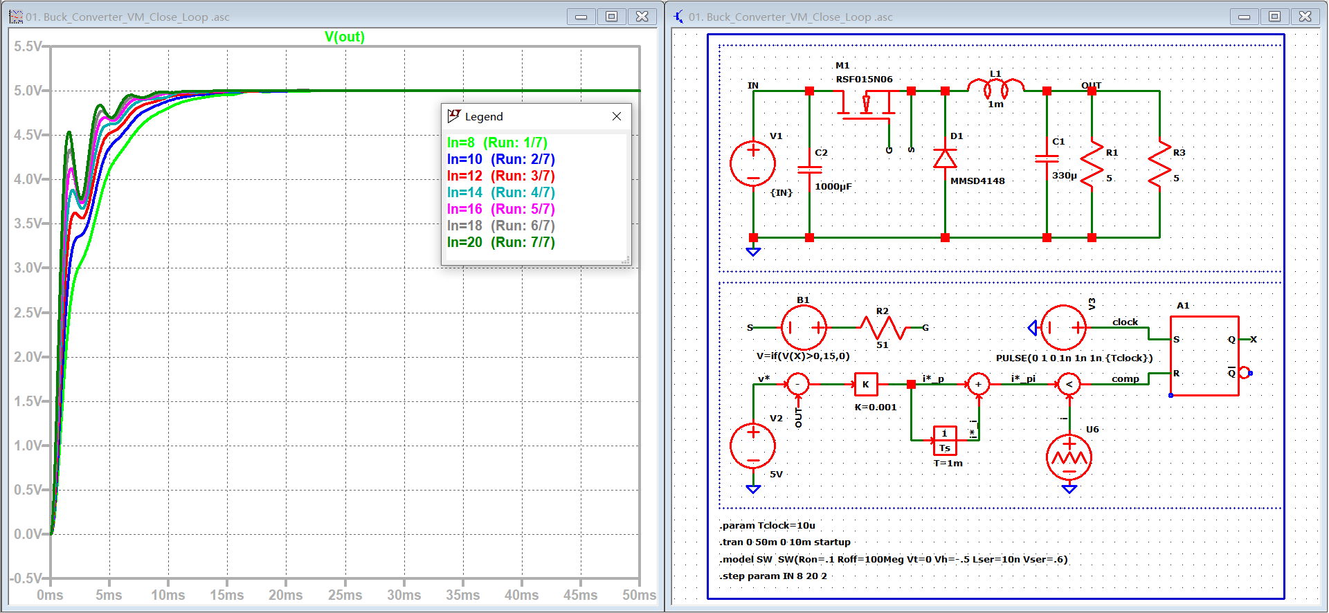 LTspice仿真-Buck电压反馈