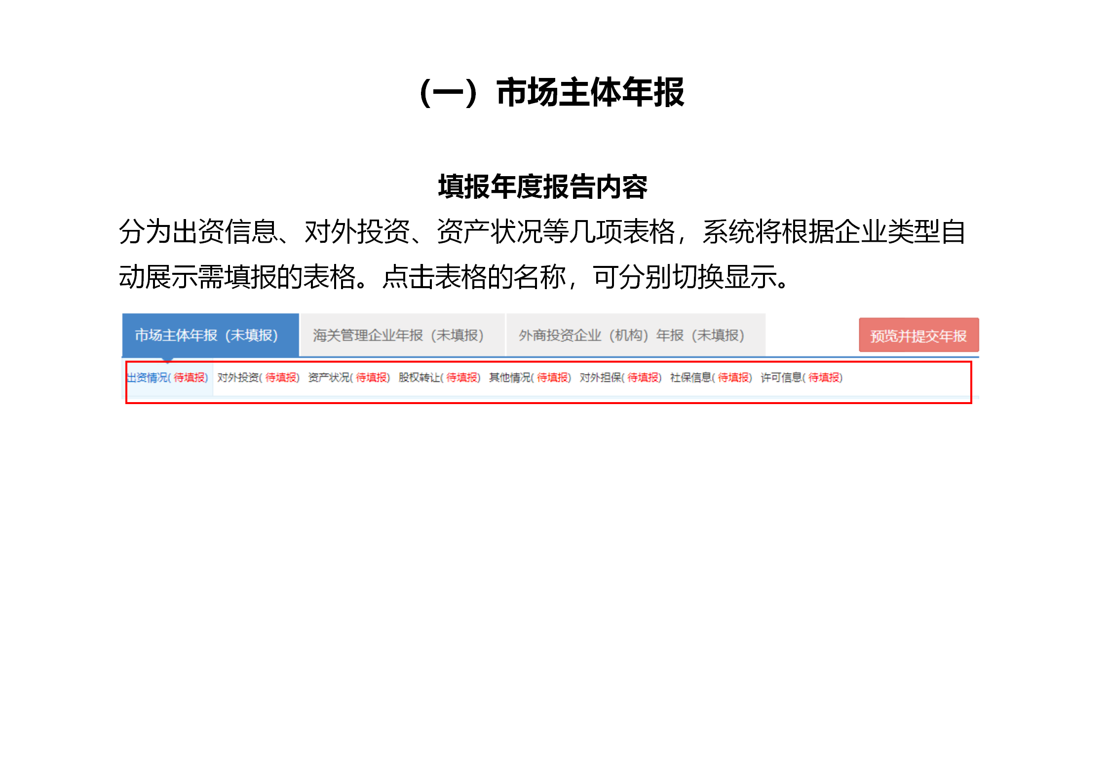企业2020年度工商年报内容须知、操作手册以及常见错误实例