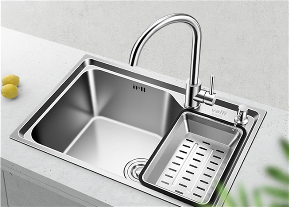 厨房水槽挑选有窍门，小户型单槽真的没有疑问