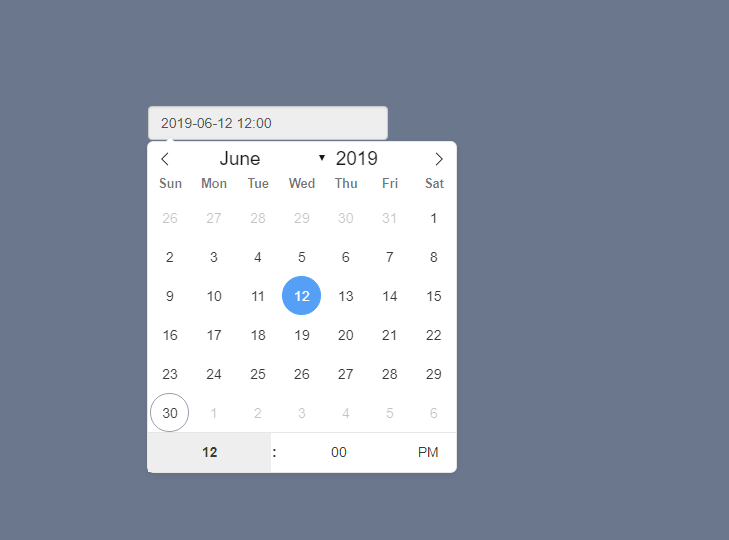轻量级的、功能强大的没有依赖项的javascript日期选择器