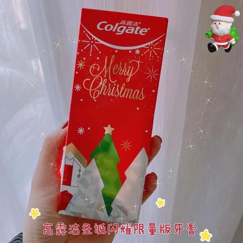 牙膏里的颜值天花板｜高露洁圣诞闪耀牙膏