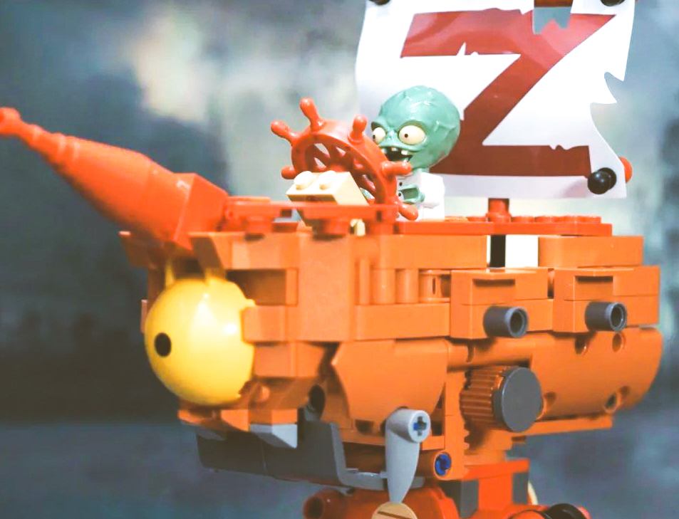 守卫家园，古迪GUDI植物大战僵尸积木体验