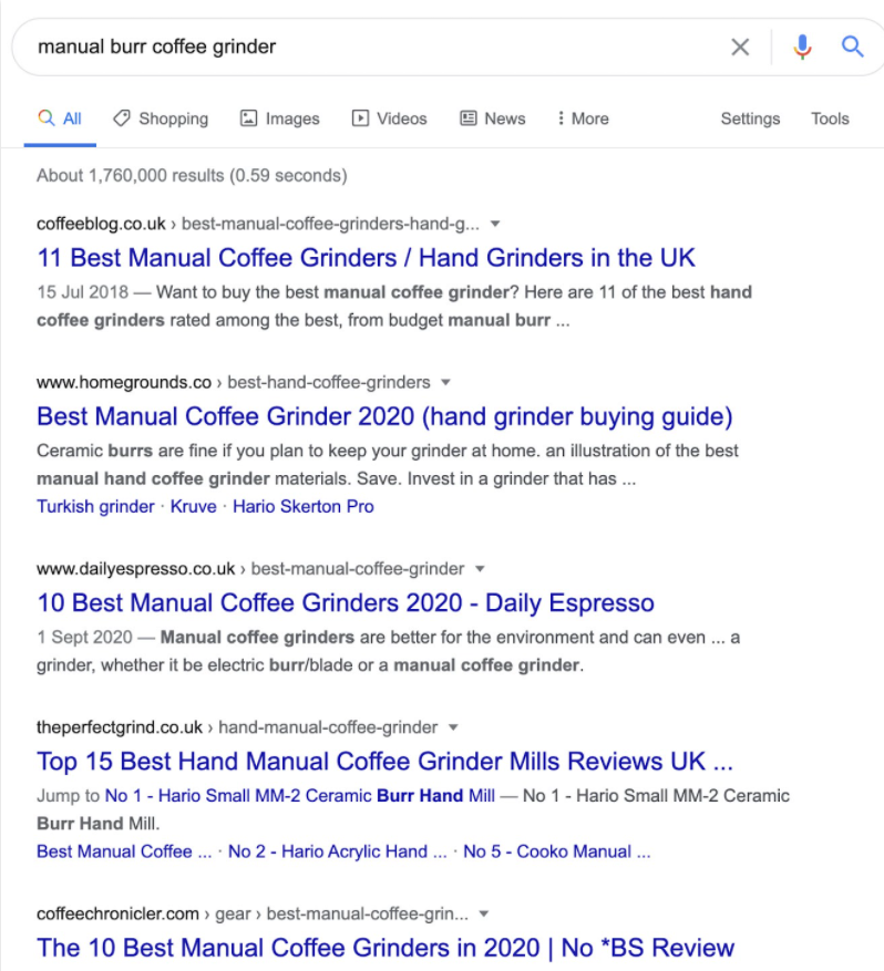 Google SEO关键词分析