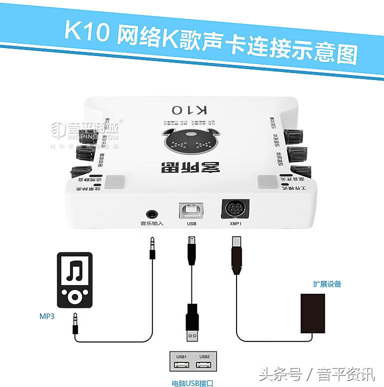 客所思(XOX) K10（超值版）网络K歌USB声卡
