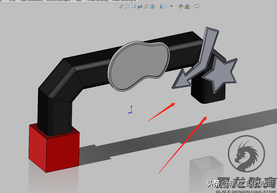 用solidworks绘制一款广告牌