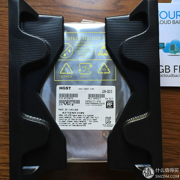 HGST 日立 6TB NAS硬盘 开箱