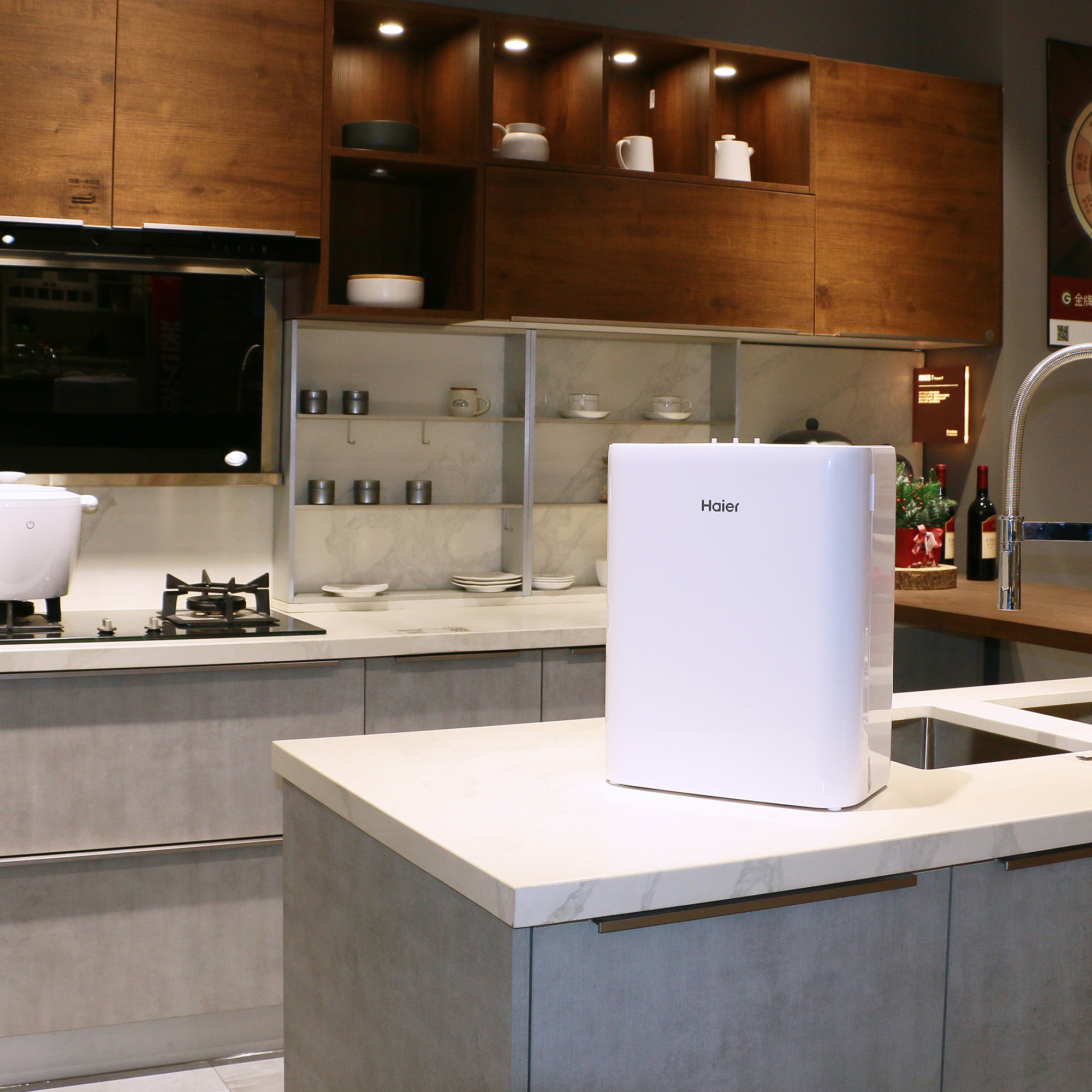 RO反渗透，无罐出水，400G通量：海尔4H66雪魔方净水器