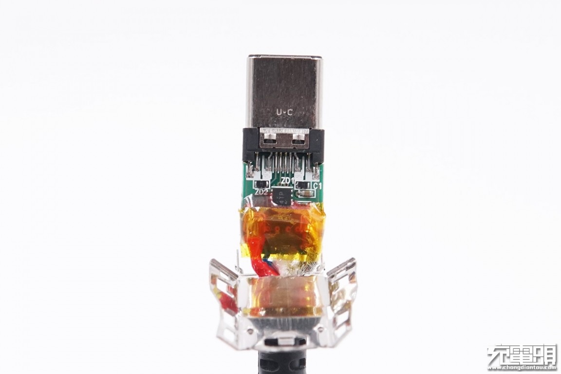 拆解报告：SAMSUNG三星45W充电器原装CC线缆