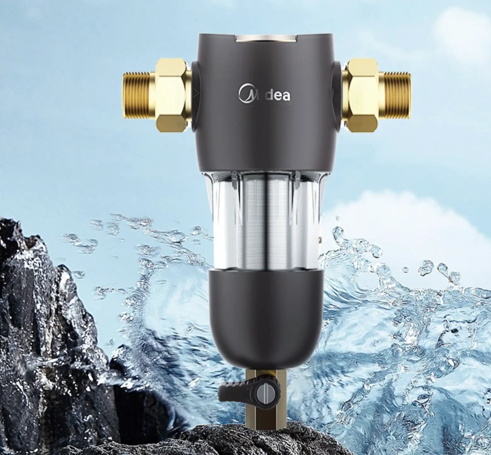 去除杂质保障用水健康，美的前置过滤器净水器推荐