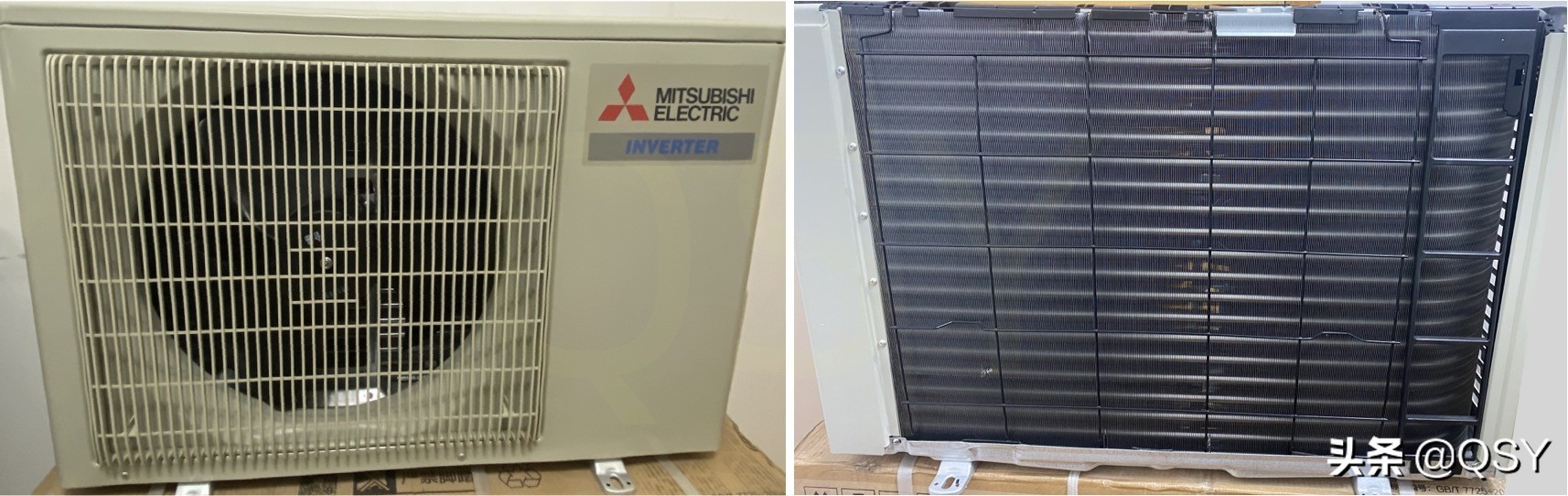 拆三菱电机空调ZHJ 或许是制热最强的1.5匹 实测68度高温风