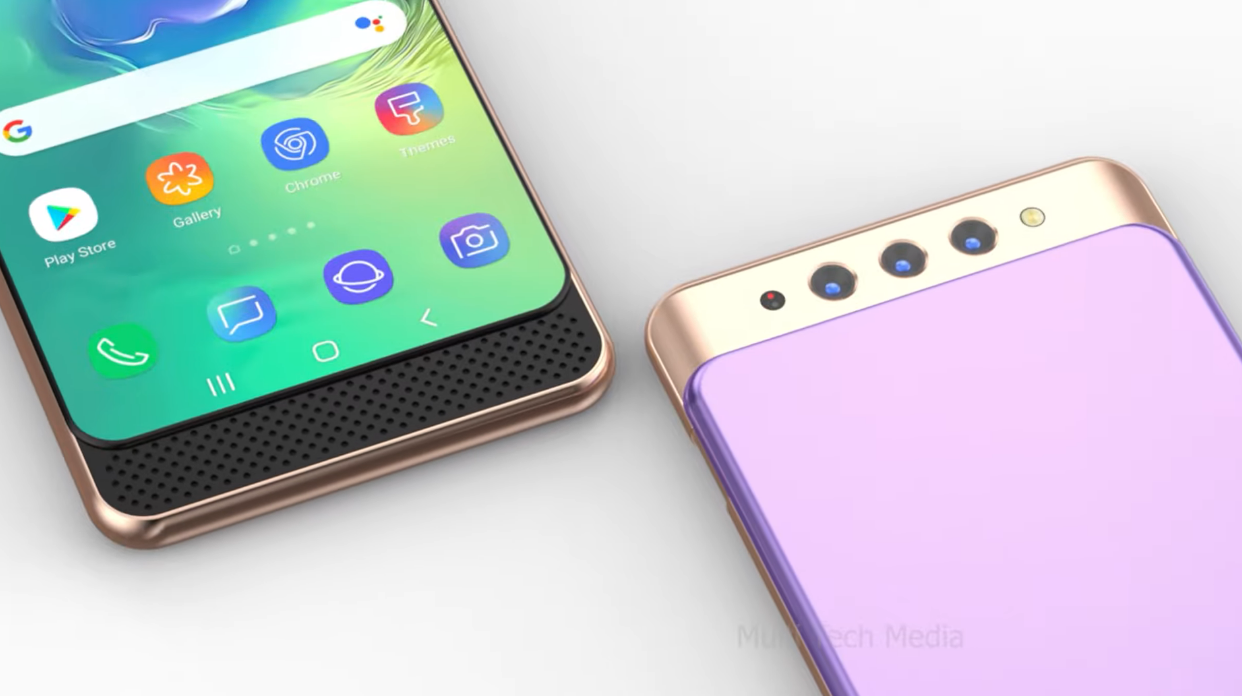 三星A100渲染图：7英寸升降2K直屏，搭载骁龙8售价3799元