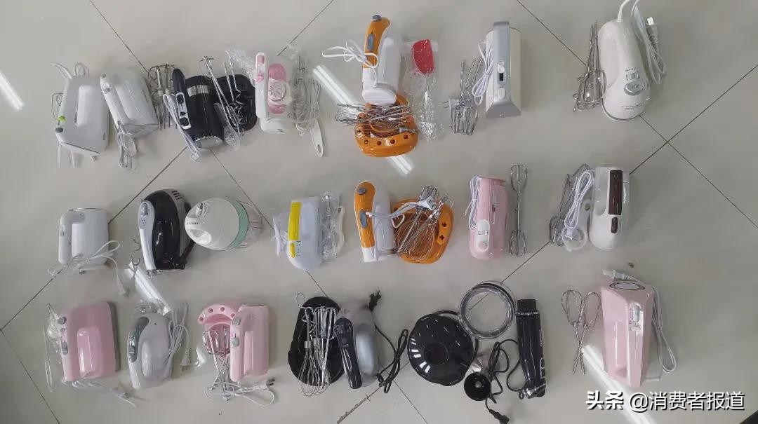 20款打蛋器对比：美的、荣事达表现较好