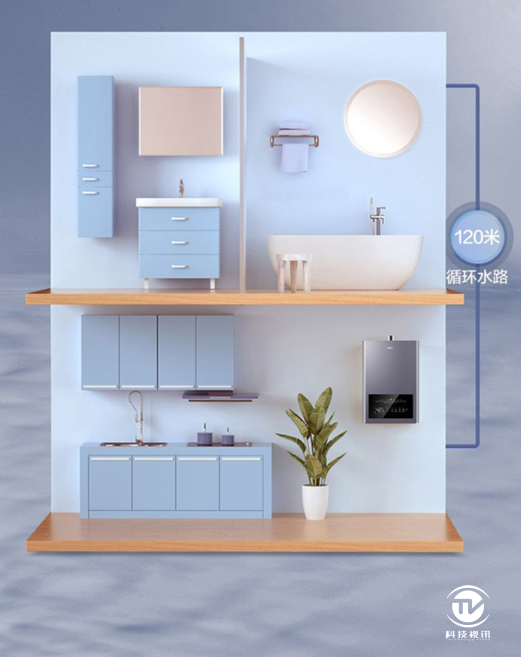 即开即热 澎湃热水分秒必达 海尔双增压零冷水燃气热水器评测