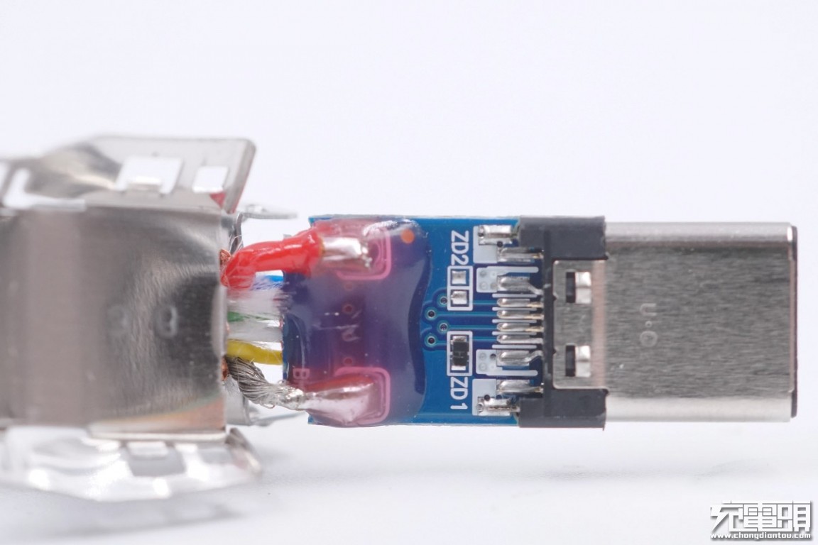 拆解报告：SAMSUNG三星45W充电器原装CC线缆