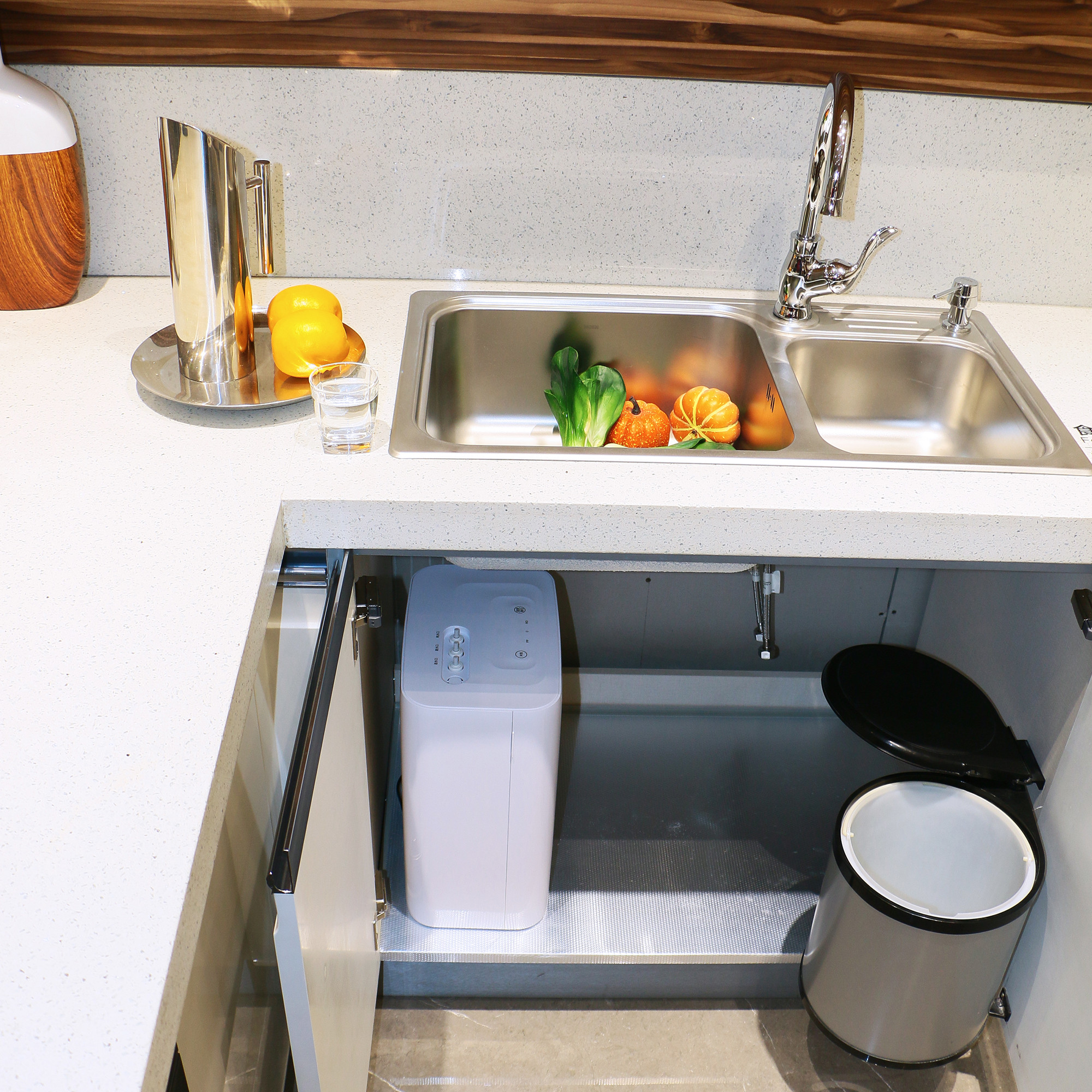 RO反渗透，无罐出水，400G通量：海尔4H66雪魔方净水器