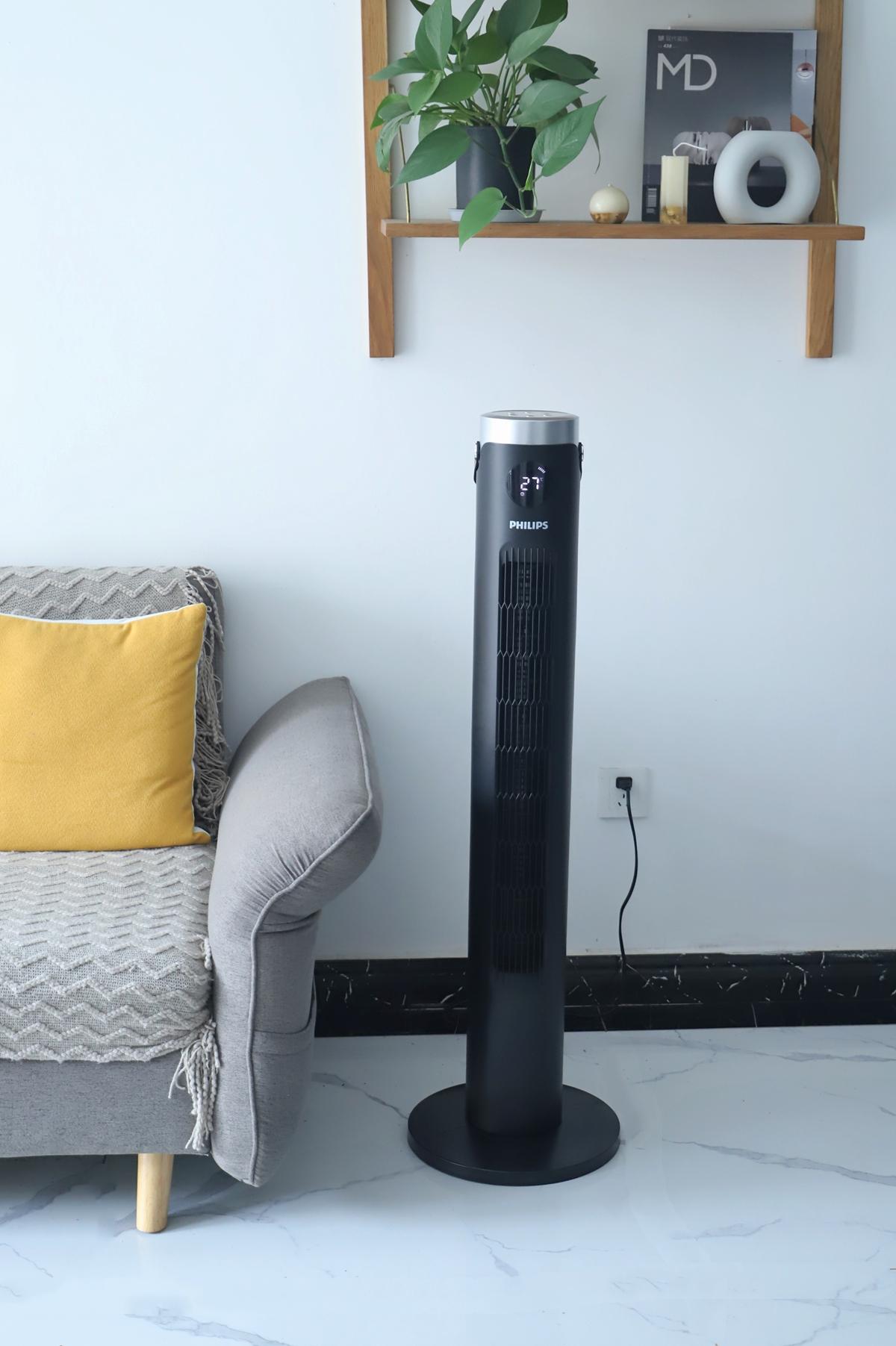 夏日清风静享舒爽，飞利浦智能塔扇体验