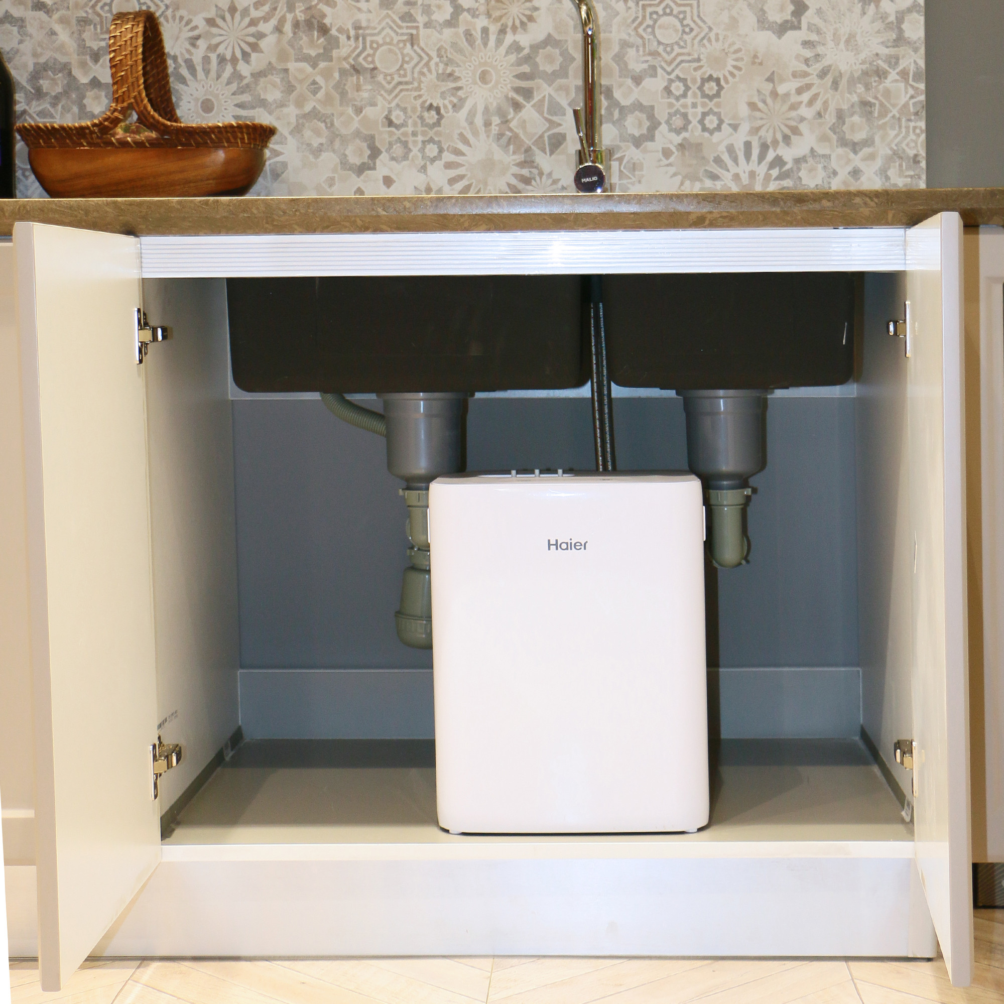 RO反渗透，无罐出水，400G通量：海尔4H66雪魔方净水器