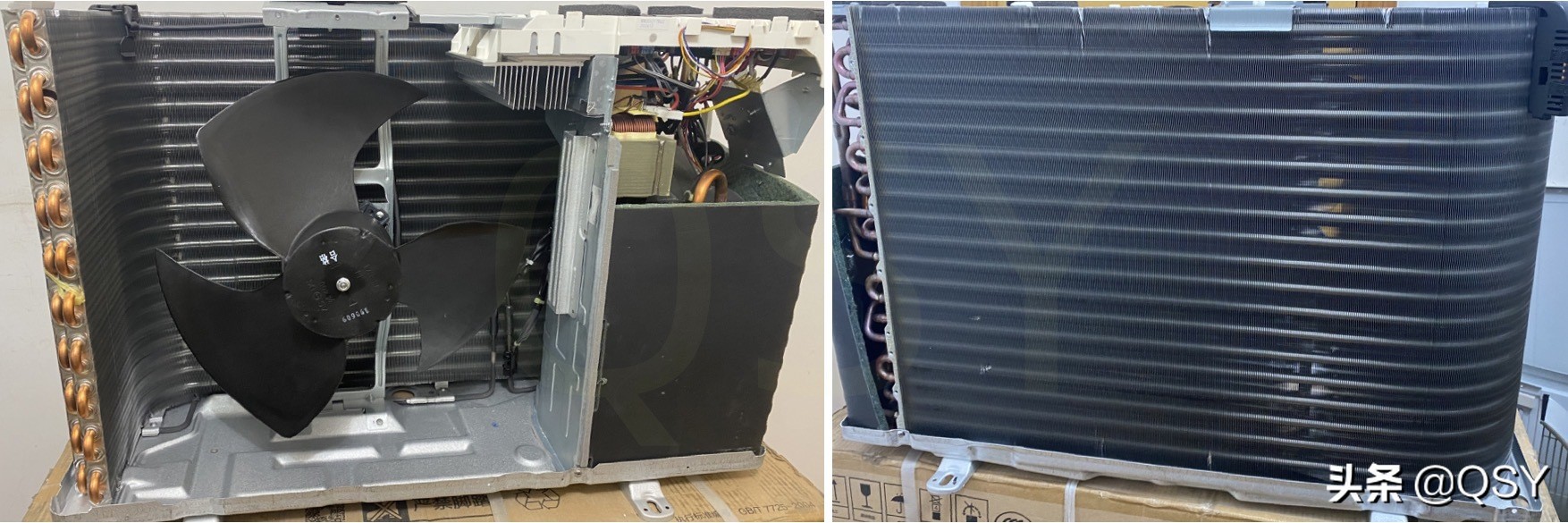 拆三菱电机空调ZHJ 或许是制热最强的1.5匹 实测68度高温风