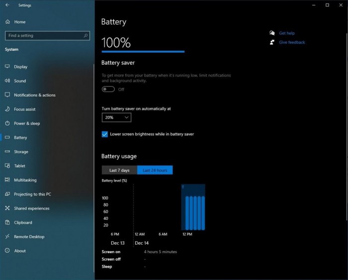 Windows 10精细化电池管理：让你清楚知道应用耗电情况