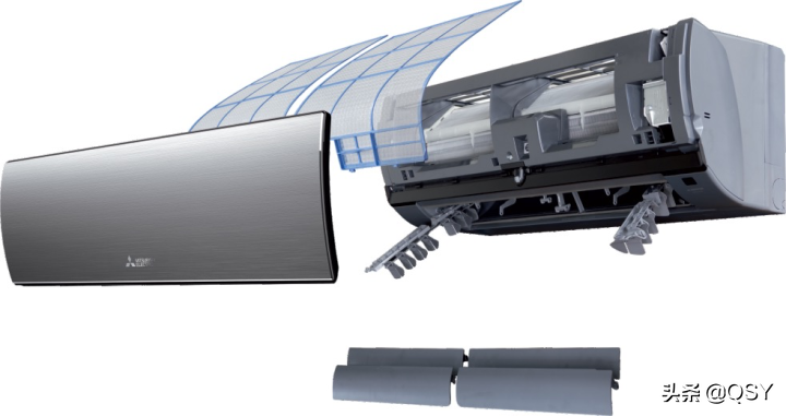 拆三菱电机空调ZHJ 或许是制热最强的1.5匹 实测68度高温风