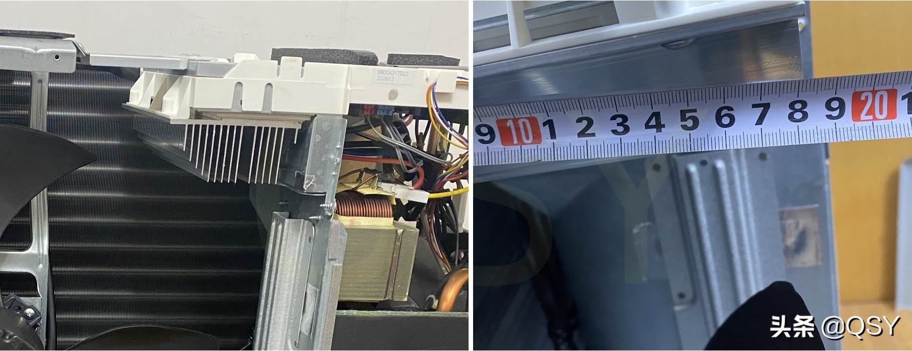 拆三菱电机空调ZHJ 或许是制热最强的1.5匹 实测68度高温风