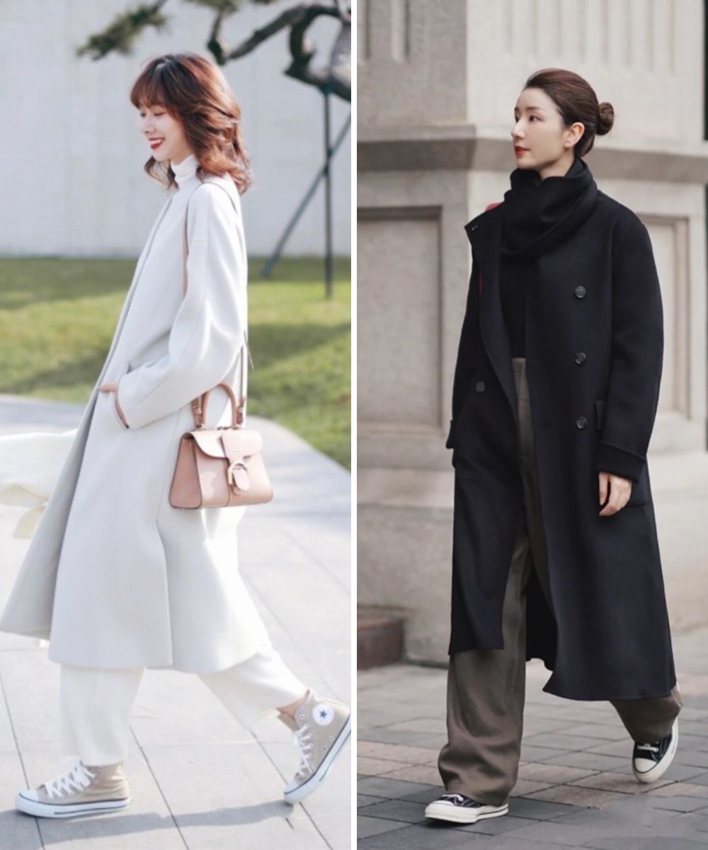 初春来一双“匡威鞋”，适合多种场合和风格，搭裙子裤子都好看