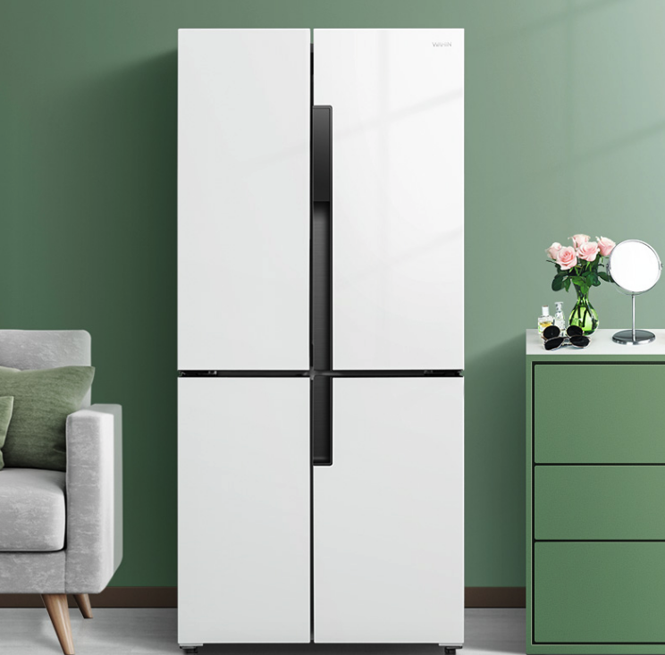 华凌冰箱体验：十字对开门大容量，一次囤满一周食材