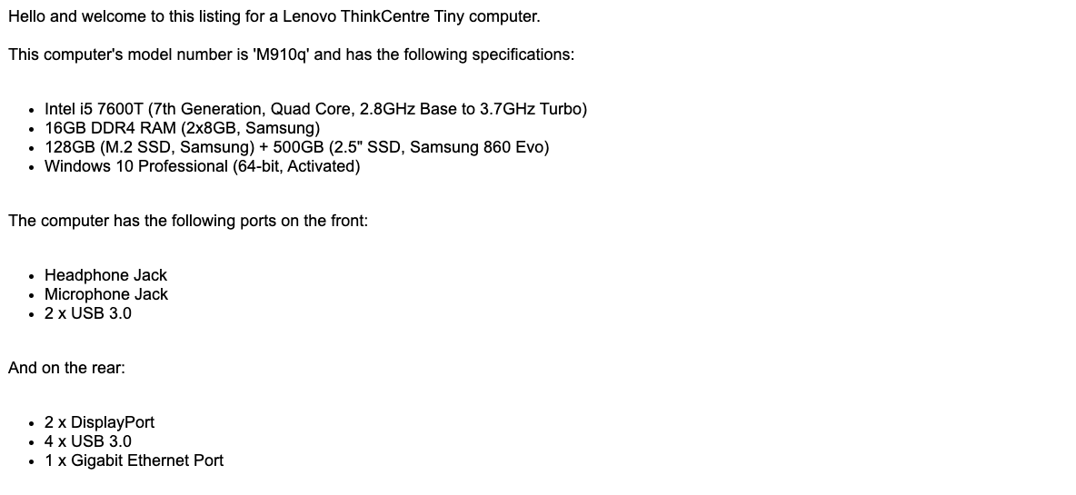 联想 M910q open core 黑苹果装机遇「坑」记录