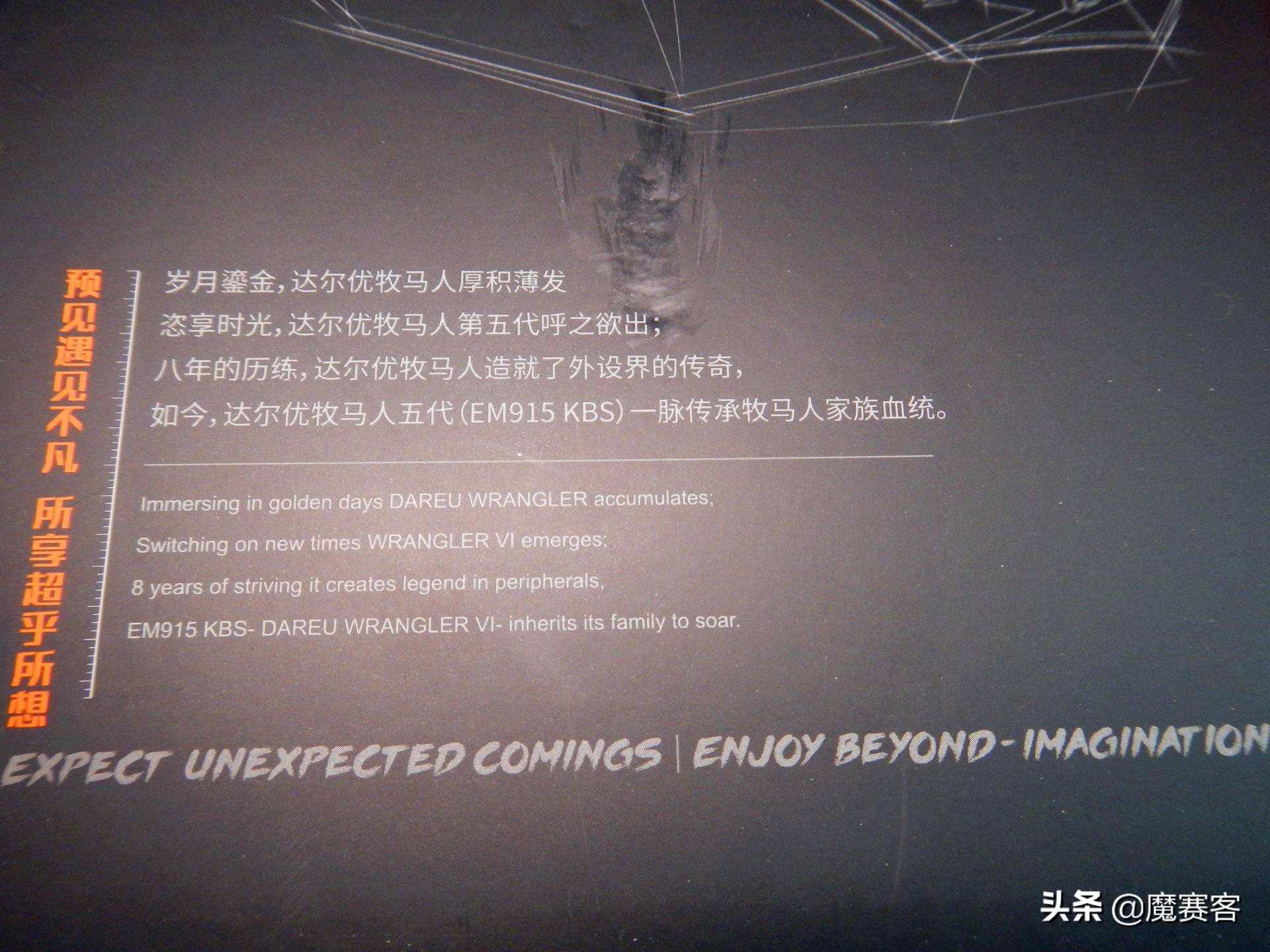 喜入达尔优牧马人EM915 KBS机械鼠标