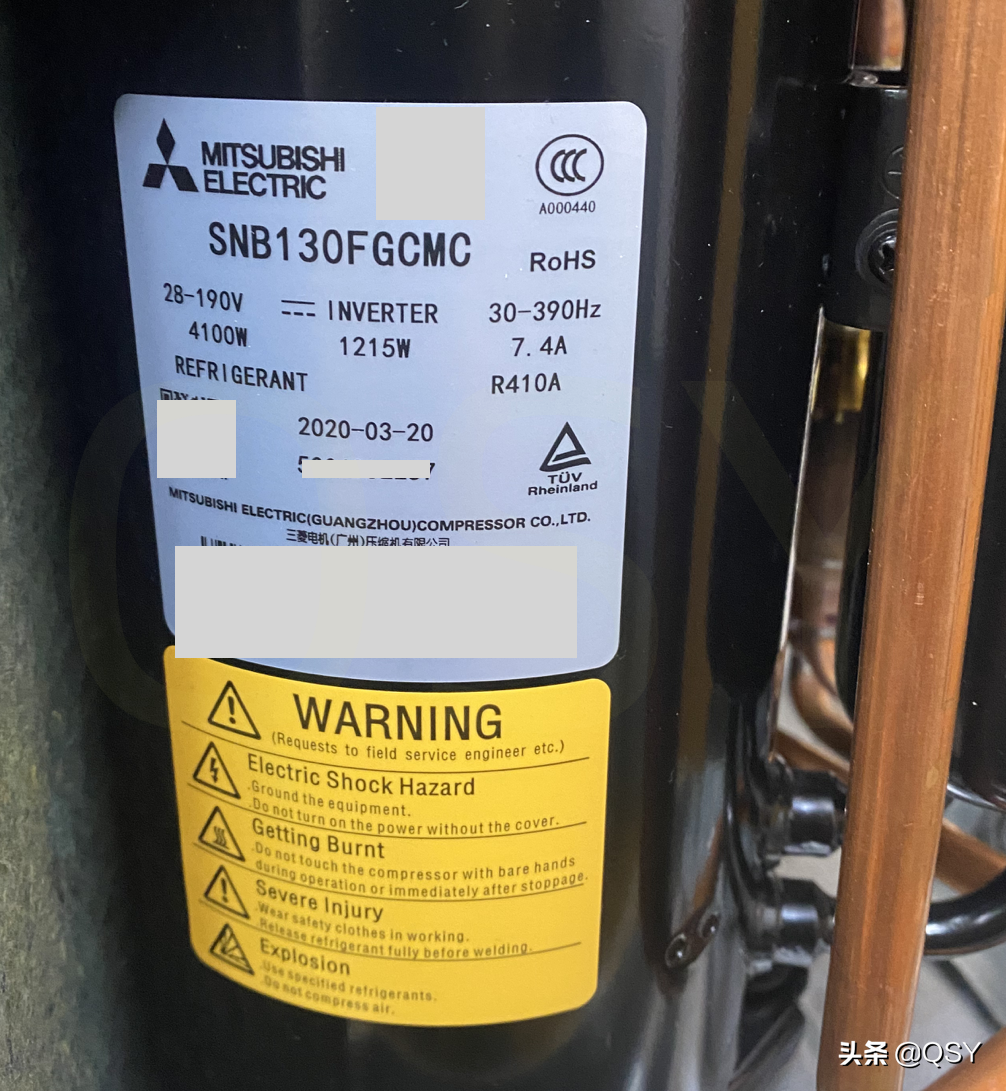 拆三菱电机空调ZHJ 或许是制热最强的1.5匹 实测68度高温风