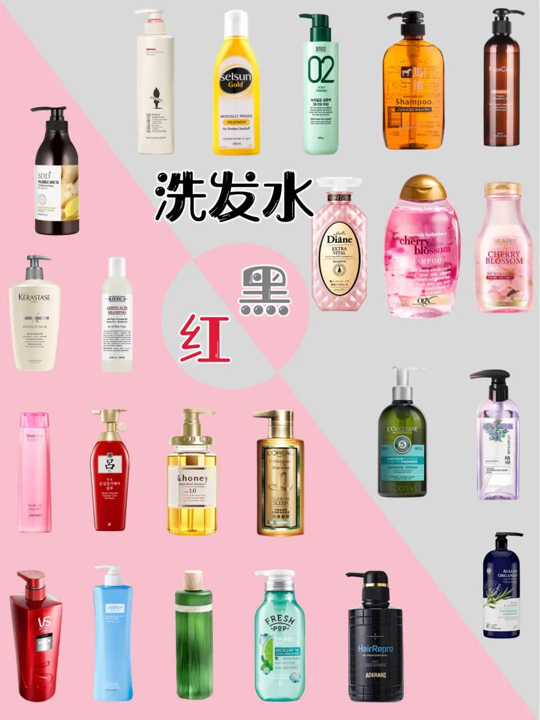 热门好用洗发水红黑榜